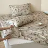 Protetor de colchão de gaze de camada dupla 100% algodão, item único, 90x200cm para dormitório estudantil, quarto principal, capa de colchão lavável