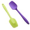Raspador de Pastel de Silicona de una Pieza Pequeño Multicolor Crema Cabeza Cuadrada Herramienta para Hornear Pala en Forma de T Raspador de Silicona