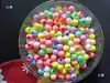 Accesorios Hechos a Mano DIY para Niños 6-26mm Resorte Cuentas de Caramelo Coloridas Cuentas de Agujero Grande Cuentas Sueltas Cuentas Acrílicas