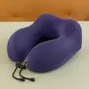 Almohada de Viaje en Forma de U para el Cuello, Almohada Portátil para Avión, Reposacabezas para el Cuello de Coche, para Dormir en Viajes Largos, Almohada Cervical en Forma de U para Trenes de Alta Velocidad