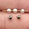 4.7X4.7X3.7Mm Diámetro del Agujero 1.6mm 0.19g Poliedro Geométrico Hexagonal Multicolores Cuentas Pequeñas con Agujero