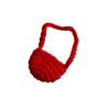 Mini Bolsa Pequena Bolsa Transversal Bolsa para Fone de Ouvido Bluetooth Crochê Feito à Mão DIY Tecida Vazada Cor Fofa