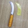 Machete con mango de madera cuchillo para fruta cortador de plátanos