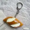 Colgante Divertido y Lindo para Bolsa, Pan de Agua Alcalina, Colgante Creativo, Llavero Juguete de Comida Artificial Baguette, de Nicho y Divertido