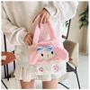 Bolso de peluche con diseño de Winnie the Poole, muñeco de peluche japonés femenino, bolso con melodía rosa, venta al por mayor