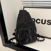 Nueva Bolsa Cruzada de Pecho de PU de Cuero Suave de Doble Propósito para Mujer, Moderna, Estampada, Estilo Nuevo Chino, Bolso de Hombro Texturizado, Mochila Pequeña
