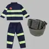 Disfraces de Bombero para Niños Disfraces Profesionales de Juego de Rol Ropa para Espectáculos de Fuego Halloween Manga Larga Rojo y Azul Venta al por Mayor