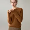 Estilo Novo de Inverno 2025~ Suéter Espesso de Sete Fios 100% Caxemira Pura para Mulheres, Suéter de Caimento Solto com Gola Redonda, Suéter Base para Mulheres