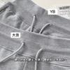 [Fuente de fábrica en stock de cabello lacio] Pantalones cortos grises holgados de pierna ancha para mujer, nuevos pantalones deportivos casuales de cintura alta de verano