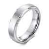 Anillos para Hombre Anillo de Acero de Tungsteno Negro Venta al por Mayor Acero de Tungsteno 5mm Oro Negro Anillo Temporada de Graduación Tcr-061