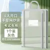 Bolsa de Almacenamiento de Malla Transparente, Bolso Bandolera para Libros, Bolsa de Malla Estéreo en Forma de L, Bolsa para Materias con Ranura para Tarjetas, Bolsa de Almacenamiento para Estudiantes de Primaria
