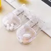 Mini Cortador de Pastillas con Tapa abatible Divisor de Pastillas Portátil Divisor de Medicamentos de Plástico Corte y Almacenamiento de Medicamentos para el Hogar Caja Pequeña para Pastillas