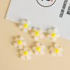 Cuentas sueltas acrílicas de flores lindas para collar DIY hecho a mano material para abalorios aretes caseros material para aretes accesorios