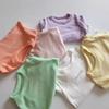 Ropa de Niños Camiseta Básica de Otoño para Niños Camiseta de Manga Larga para Bebé Camiseta de Algodón con Letras de Cuello Redondo para Bebé Ropa de Otoño para Bebé