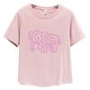 Tamanho Plus 100kg Menina Gorda Verão Novo Estilo Letra Pequena Elefante Manga Curta Casual Manga Média Camiseta Top 7416