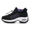 Primavera 2022 Sapatos Femininos Amazon Transfronteiriços Moda Tênis Versáteis Sapatos Casuais Tamanho Grande Amortecimento a Ar Sapatos de Calçar
