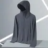 2026 Nuevo Modelo Seda de Hielo Anti-UV Ligera Ropa de Protección Solar para Hombre Transpirable Chaqueta de Protección Solar Específica para Pesca al Aire Libre