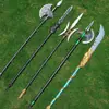 Guan Yu Hoja de Dragón Verde Media Luna Lu Bu Alabarda Fang Tian Juguetes Periféricos de los Tres Reinos Espadas Armas de Plástico PP Arma de Zhang Liao