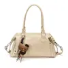 Bolso de mano de alta calidad, estilo Boston, para mujer, nueva colección otoño 2026, versátil bolso de hombro para el día a día, bolso cruzado, bolso tipo almohada