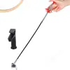 Ferramenta Desentupidora de Esgoto com Gancho, Limpador de Tubos de Fio de Aço, Ferramenta Curva de Quatro Garras para Desentupir Vasos Sanitários, Remove Lixo e Cabelos