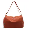 Bolsa de Bagagem Curta Cor Sólida Simples, Nova Bolsa de Viagem para Mulheres, Grande Capacidade, Bolsa Leve Portátil para Academia, Bolsa de Ombro Único Transversal