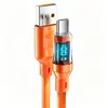 Pantalla Digital de Silicona 120W Carga Súper Rápida Inteligente Adecuado para Apple 16 Samsung S8 Huawei Honor Xiaomi 17 Cable de Datos