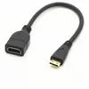 Cable de Extensión Mini a HDMI Hembra para Tableta, Cámara, Computadora J Mini a HDMI Hembra Cable de Extensión HDMI 4K de Alta Definición