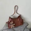 Bolso Cruzado de Moda Casual Gran Capacidad Textura Bolso de Hombro Sencillo 2026 Nuevo Versátil Bolso Tote para Mujer
