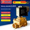 Frete grátis KL55015 válvula solenoide piloto de diafragma Válvula Solenoide de Alta Pressão para máquina de soprar garrafas Latão válvula solenoide 5MPA
