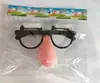 Óculos de palhaço para festa de fim de ano transfronteiriça, brinquedo de pegadinha, conjunto de óculos com barba, adereços de decoração para baile de formatura