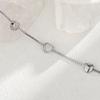 Pulsera Dulce en Forma de Corazón Combinable Regalo para Novia Día de San Valentín Pulsera Clásica de Amor Ajustable