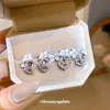 Hermosos Aretes de Flor con Goteo de Aceite y Circonita, Estilo Bosque, Frescos, Modernos, Dulces, Versátiles, Lujo Ligero, Aretes de Gama Alta