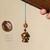 Llavero con colgante de coche de cerdo volador de sándalo, personalizado, creativo, de sándalo verde, con cadena para teléfono móvil y bolso.
