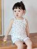 Acorn Roupa Infantil Conjunto para Meninas Coleção de Verão 2026 Roupa de Verão para Meninas Algodão Puro Doce Conjunto Infantil Roupas para Meninas