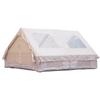Tienda de campaña inflable para camping al aire libre 7 plana ligera 2-5 personas libre de construir fácil de transportar tienda inflable para exteriores