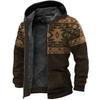 Abrigo de Algodón Grueso de Terciopelo Transfronterizo para Invierno Abrigo de Algodón Cálido para Invierno para Hombre con Forro de Doble Capa y Algodón de Terciopelo Grueso