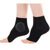 Meias para Patinação, Proteção Esportiva para Tornozelo, Proteção para o Calcanhar, Coberturas de Silicone para os Pés para Prevenir Rachaduras no Calcanhar, Meias Grossas Anti-Atrito para Tornozelo