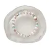 "Patio de Flor de Peral" Estilo Chino Nuevo Lichi Hielo Ojo de Gato Piedra Pulsera Retro Temperamento Suave Piedra Blanca con Cuentas Joyería de Mano