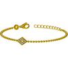 Pulsera Geométrica de Diseño Nicho de Moda con Zircón Acero de Titanio Lujo Ligero con Zircón Incrustado Pulsera Redonda de Acero de Titanio con Zircón