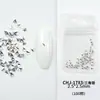 Decoraciones Mini Clavos Remache para Uñas, Versátiles Formas 3D Ovaladas, Triangulares y Romboidales, Populares Accesorios Metálicos de Aleación para Uñas DIY