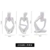 Set de Tres Figuras de Lujo Ligero con Temática de Yoga y Danza para Maquetas de Dormitorios, Salas de Estar, Estudios y Decoración de Hoteles