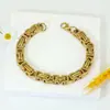 Pulseras de Acero Inoxidable de Venta Caliente Transfronterizas Europeas y Americanas, Collares de Moda Callejera para Hombre de Amazon, Suministro Directo de Fábrica al por Mayor