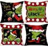 Funda de almohada ambiente de vacaciones de Navidad artículos para el hogar cojín de sofá de sala de estar cojín lumbar decoración navideña almohada venta al por mayor