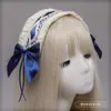 Diadema de Encaje con Lazo Hecha a Mano Estilo Japonés Pinza para el Cabello de Niña Lolita Suave Lindo Accesorio para el Cabello Bidimensional Adorno para el Cabello de Niña Linda