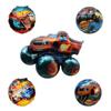 Decoración de Fiesta del Día del Niño Hot Wheels Tridimensional Globo de Película de Aluminio Decoración de Fiesta Globo con Diseño de Coche de Dibujos Animados