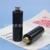 Garrafa de Alumínio Branca com Ombro Reto 200ml Tampa de Rosca de Alumínio Garrafa Reutilizável Garrafa para Loção 200ml Garrafa de Alumínio Preta com Tampa de Rosca Garrafa para Óleo Essencial