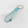 Llavero Creativo de Cuerda de Cuero Estilo Diadema Tejida para Hombres y Mujeres Lanyard para Llave de Coche Colgante para Bolso Accesorios Venta al por Mayor