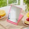 Espejo Mini Plegable Cuadrado Personalizable, Espejo de Escritorio para Niñas, Espejo de Maquillaje Portátil, Espejo Pequeño Portátil