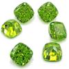 5A Cuadrado Grueso Verde Manzana Flor de Hielo Cortada Circonita Wuzhou Fábrica de Gemas Artificiales Artesanías Accesorios para Joyería DIY Venta al por Mayor