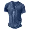 2024 # Amazon Wish Aliexpress Nuevo Viejo Estilo Retro Cárdigan de Cuello en V Moda Masculina Casual Manga Corta